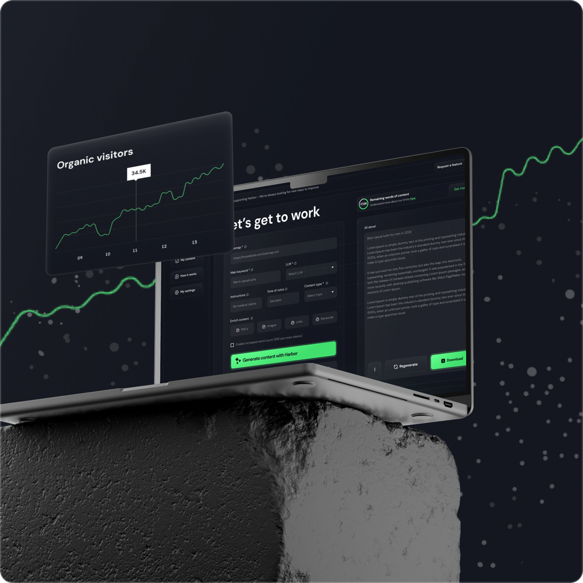 Harbor Perplexity citation monitoring dashboard